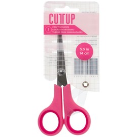 American Crafts Cutup Fine Tip Craft Scissors 5.5"-Pink