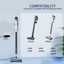 for Shark IZ500 Series Charger Compatible with Shark Cordless Pro Stick Vacuum Cleaner IZ562 IZ530 IZ531H IZ540 IZ541H IZ560 IZ562H IZ563H IZ565H Replacement Battery Power Adapter Cord 24.8V