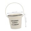 BESPORTBLE 1pc Chic Small Iron Bucket Creative Flower Container Versatile