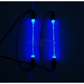 MOHERO 1/10 RC Car Chassis Body LED Light Strip Tube for RC Drifting Car Truck Tank (Blue)