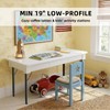 Yuleimy Adjustable Metal Table Legs 19-30 Inch, Heavy Duty Desk