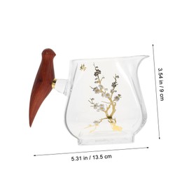 iplusmile Elegant Gravy Boat with Comfort Grip Handle Premium Sauce Dispenser for Sauces Salad Dressings and Gravy for Home Restaurant and Catering Use