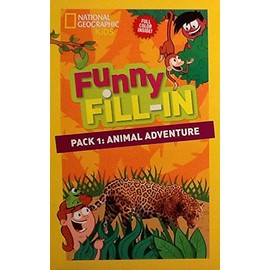 National Geographic Funny Fill-in ~ 'Mad Lib' Activity Pad ~ #1: Animal Adventure