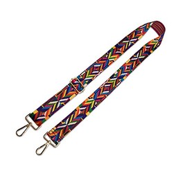 Meseey Fashion Shoulder Belt, Shoulder Strap, Bag Belt, Bag Accessories, Striped, Adjustable Length, Replacement Single Item, Multi Color G