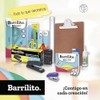 Barrilito Tijera de Acero Inoxidable para Manicure Profesional Punta Aguda