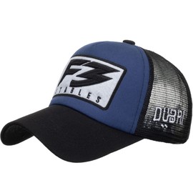 White Fang CA681 Mesh Cap, English Letter Hat, Sports, Running, Outdoors, Women's, Men's, blue black