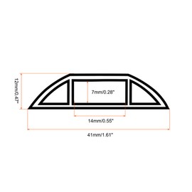 PATIKIL Floor Cord Cover Cable Protector Cable Raceway Hider 3.3ft Grey Self Adhesive Extension Cable Management for Home Office 0.55" W x 0.28" H