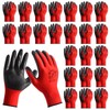 24 Pairs Gardening Gloves for Men Women Rubber Coated Breathable