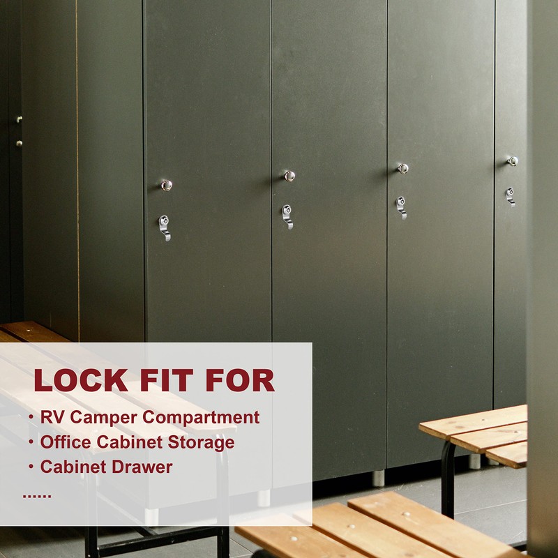 Naissian RV Locks for Storage Door 7/8 Inch, RV Compartment