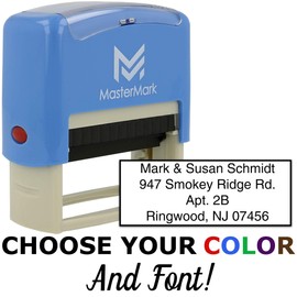 Custom Stamp - Self-Inking Stamp (4 Line Stamp)