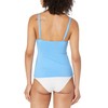 Catalina Parte Superior Tankini con Aros para Mujer con Cierre