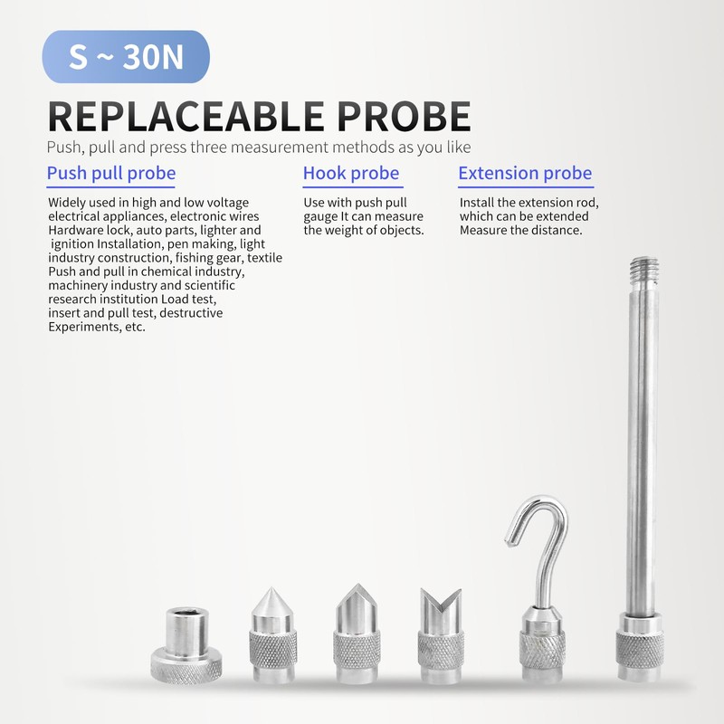 Digital Force Gauge Push and Pull Meter Dynamometer Tension Pressure