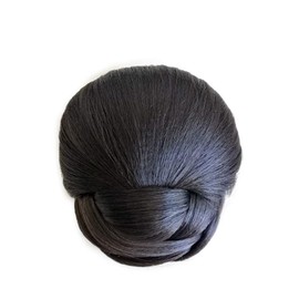 RemeeHi Chignon Women's Point Wig, Plush Wig, Partial Wig, Hair Decoration, Formal, Heat Resistant, Wedding, Kimono, Yukata, Kimono, Black