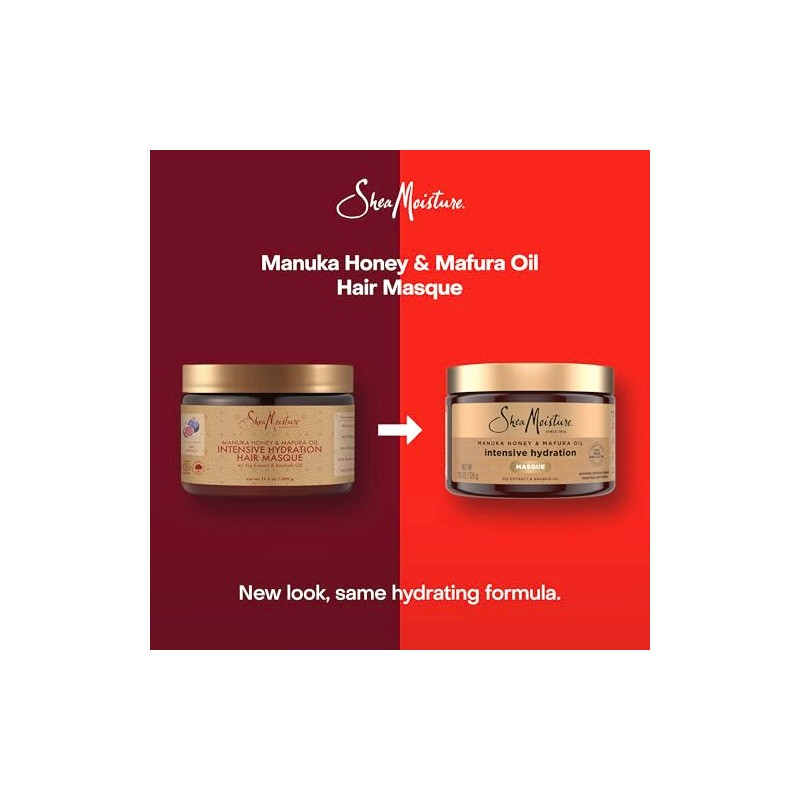 SHEA MOISTURE - Mascarilla hidratante intensiva para el cabello con