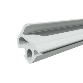 Seiletech.de Window Seal, S-1559, 5 m, Aluplast PVC Window Rubber Seal, Grey, Draught Excluder, Profile Seal, Rubber Seal, Sealing Tape, Plastic Window Seals