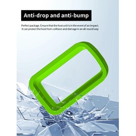 Case for iGPSPORT BSC100S GPS Bike Computer Wireless, WUNIAK Soft Silicone Protective Portable Scratch Shock Resistant Shell Case with Screen Protector for iGPSPORT BSC100S，Grass Green