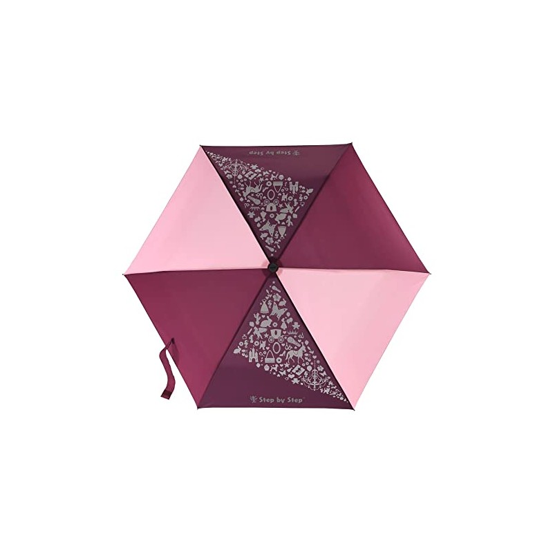 Step by Step Magic Rain Effect Double Umbrella for Kids