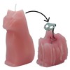 Hidden Skeleton Cat Candle (Pink)