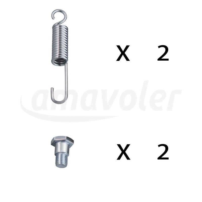 Amavoler 2 Sets Kickstand Spring Screw Replacement Parts Universal Fits