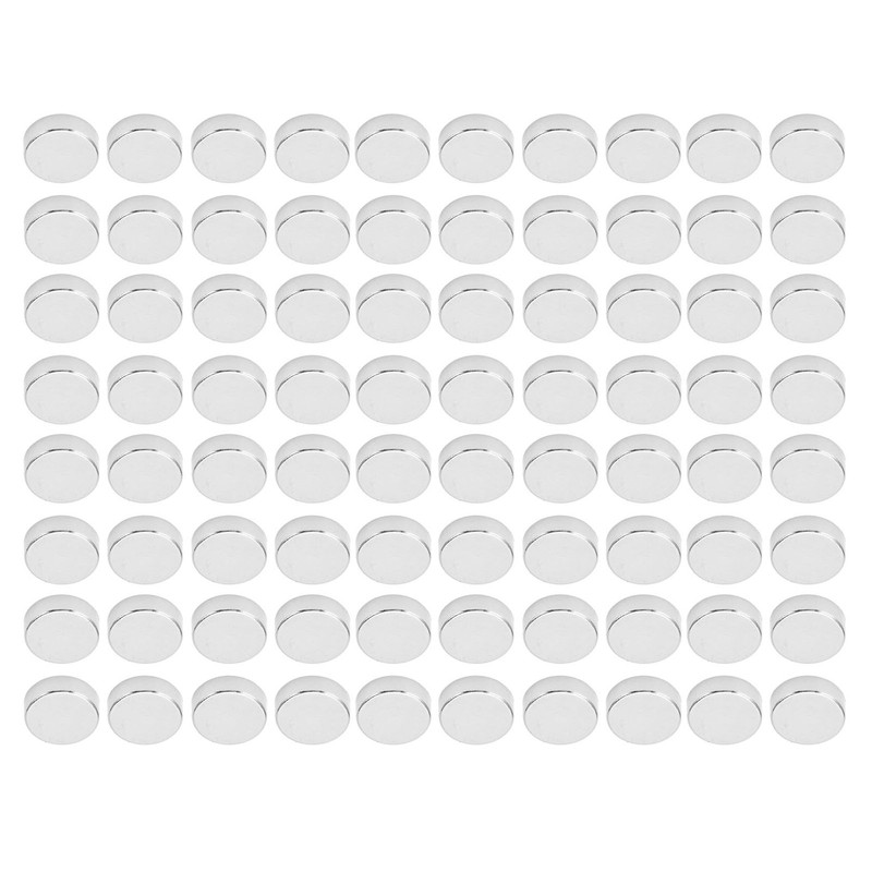 80 Pcs Round Neodymium Magnet Heavy Duty Strong Magnetism Glossy