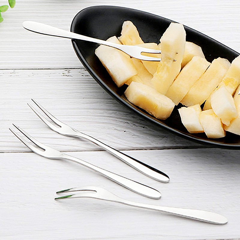6Pcs Professional Escargot Forks, Mini Forks for Oyster and Shellfish,
