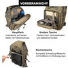 Magforce Tactical Sling Bag "Hamburger", MOLLE Shoulder & Chest Bag,