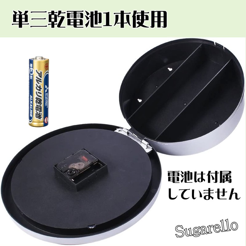 Sugarello Clock Safe, Wall Clock, Hidden Safe, Small Items, Hidden