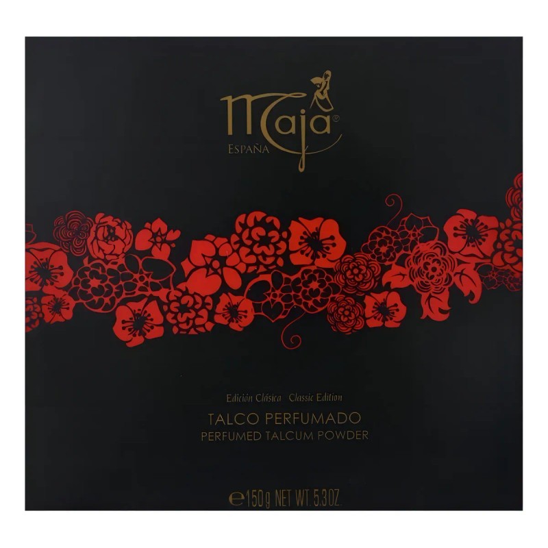 Talco corporal Maja perfumado con talquera edición clásica 150g