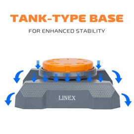 LINEX 8-Pattern Sprinklers for Yard, Lawn Water Sprinkler for Watering Small and Large Garden, Yard and Lawn