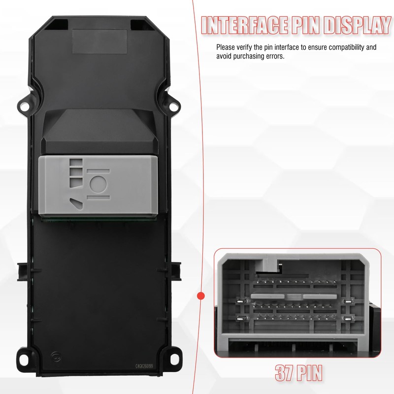 Sianxaido 35750-T2A-A01 Master Power Window Switch Driver Side Compatible with