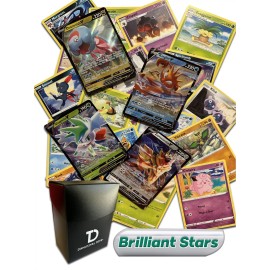Pokémon Brilliant Stars TCG Assortment || Ultra Rare + 30 Cards + Deck Box