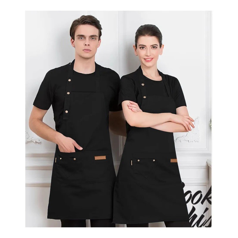 2 Pzs Mandil Delantal Cocina Chef Multiusos Ajustable