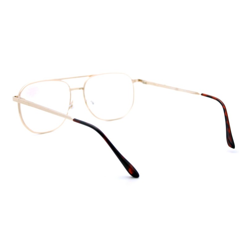 Clear Lens Glasses + Bifocal Reading Lens Vintage Square Spring