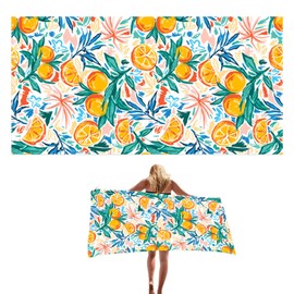 KASESSS Beach Towels 70*140CM, Microfibre Beach Towel, Thin Holiday Towel, Sand Free Quick Dry Beach Towel, Microfibre Towel for Adults Kids, Beach Accessories Lightweight Towel for Swimming Sport Gym