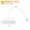 Uvital RJ11 Duplex Wall Jack Adapter Dual Phone Line Splitter,