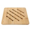 4Pcs Bamboo Table Mat Anti-Scald Non-Slip Bowl Cup Heat Insulation