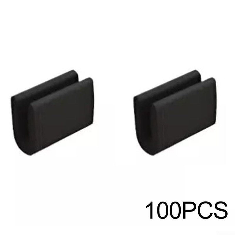 100 x Technics Record Player U-Shaped Rubber Feet Replacement Damping