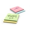 Emraw Sticky Notes Stick It Stickies, Plain Small 3" x