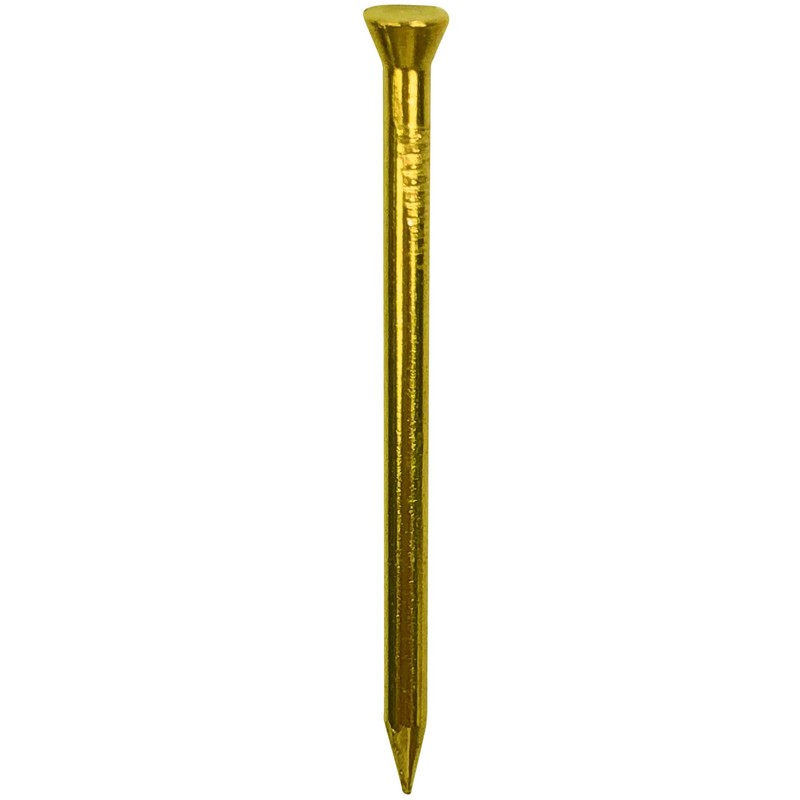 DAIDOHANT 10183132 Brass Nail [Panel Head/Straight] Nominal Diameter 0.07 x