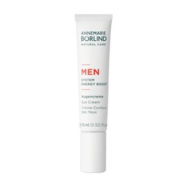 ANNEMARIE BÖRLIND Men System Energy Boost Eye Cream (15 ml) - For All Skin Types, Cooling and Refreshing, with Innovative Energy Complex of Vegetable Taurine and Organic Caffeine, Vegetarian