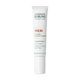 ANNEMARIE BÖRLIND Men System Energy Boost Eye Cream (15 ml) - For All Skin Types, Cooling and Refreshing, with Innovative Energy Complex of Vegetable Taurine and Organic Caffeine, Vegetarian