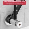 LAISGOO Plumbing Tools, Angle Stop Wrench Angle-On Wrench kit, plumbers