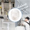 sourcing map 6 Pcs Union PVC Pipe Fitting 1.5" Male
