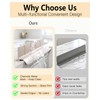 23 Inch Silicone Sink Splash Guard - Kitchen Sink Water
