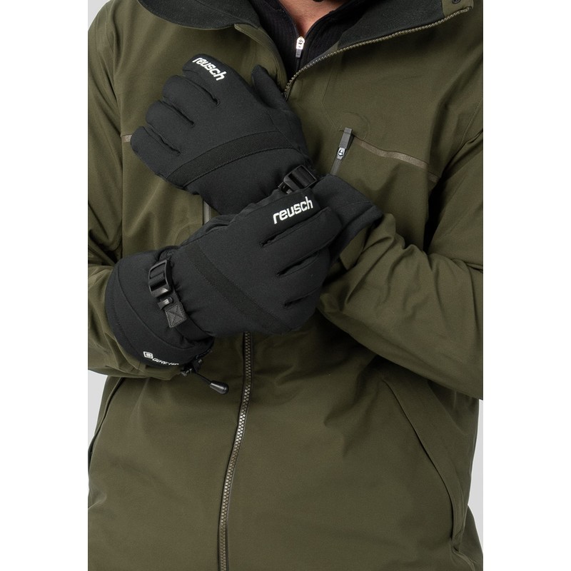 Reusch GORE-TEX 7701 Unisex Winter Gloves Warm Black/White XS