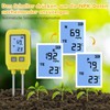 Uzoli Soil Tester NPK, 4-in-1 Soil Meter, Soil Tester, Precise