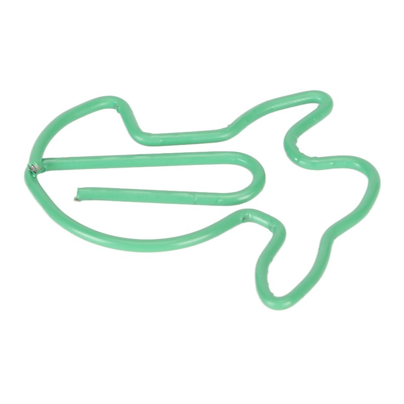 100 Pcs Rabbit Shaped Paper Clip Creative Cute Cartoon Animal