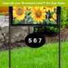 Briarwood Lane Metal Art Sign Hanging Address Marker