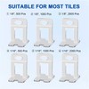 DGSL Tile Leveling System, 1000-Piece 1/8" Tile Spacers Clips Tile