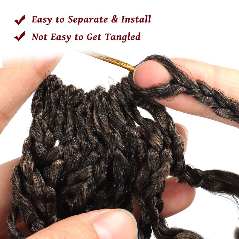 Datanala GoGo Curl Crochet Hair 12 Inch Water Wave Crochet